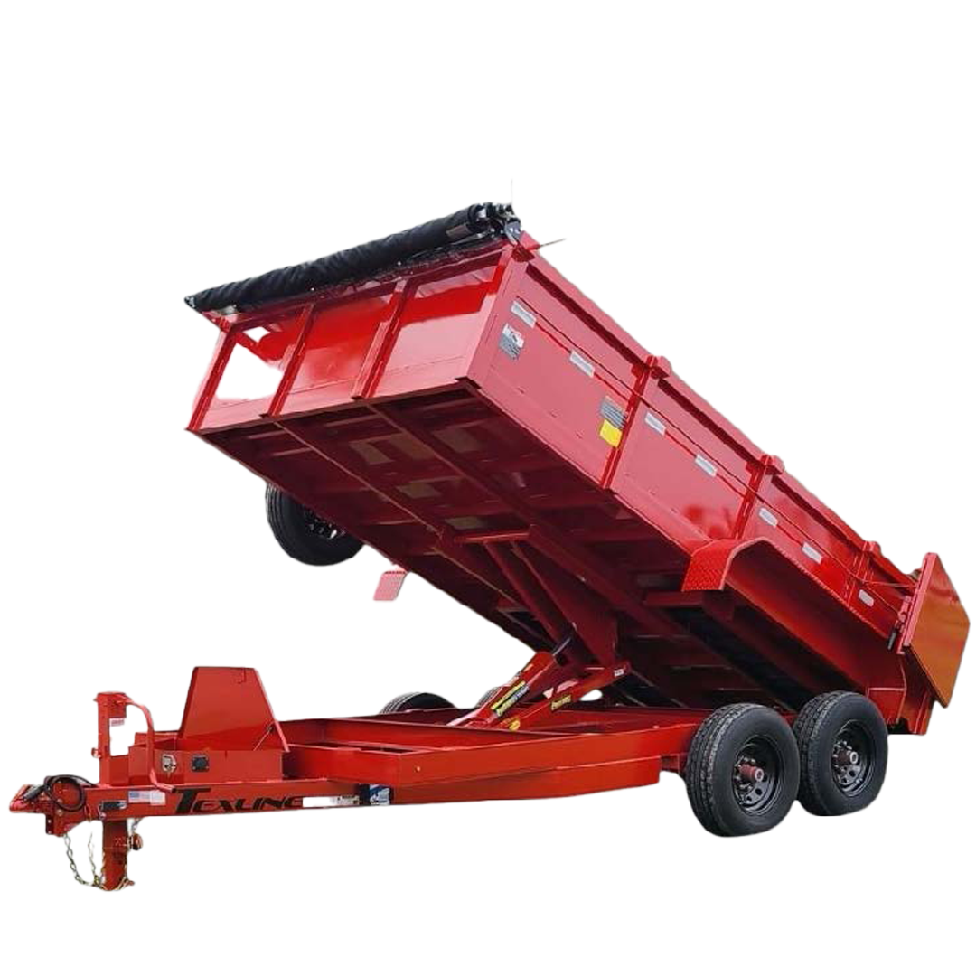 14' Bumper Pull Dump Trailer